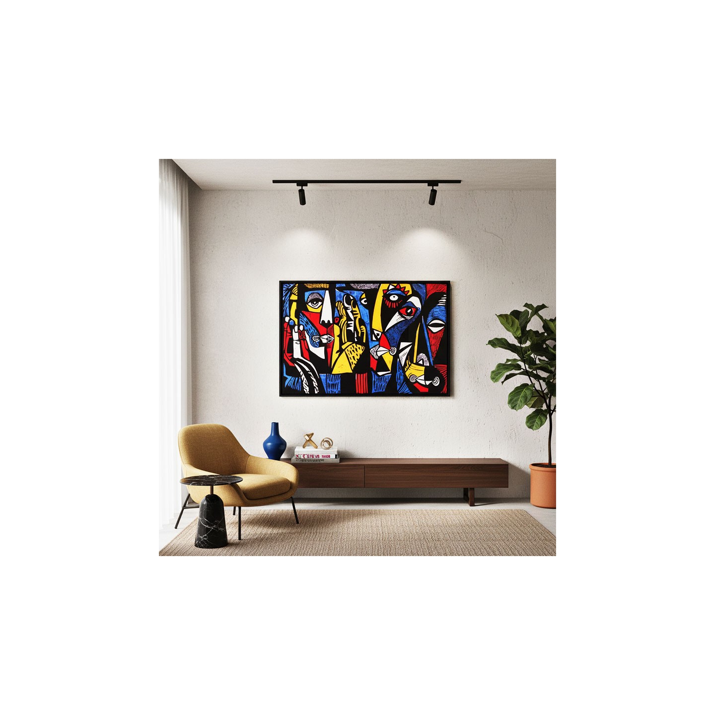 Tableau pop art grand format ARTE