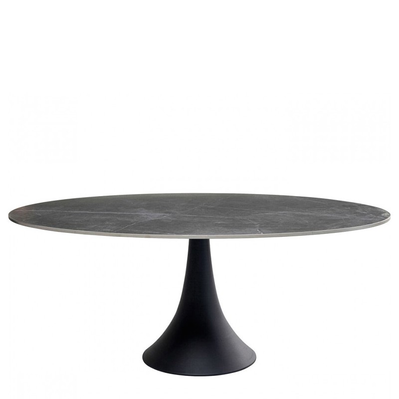 Table ovale GRANDE POSSIBILITA noir