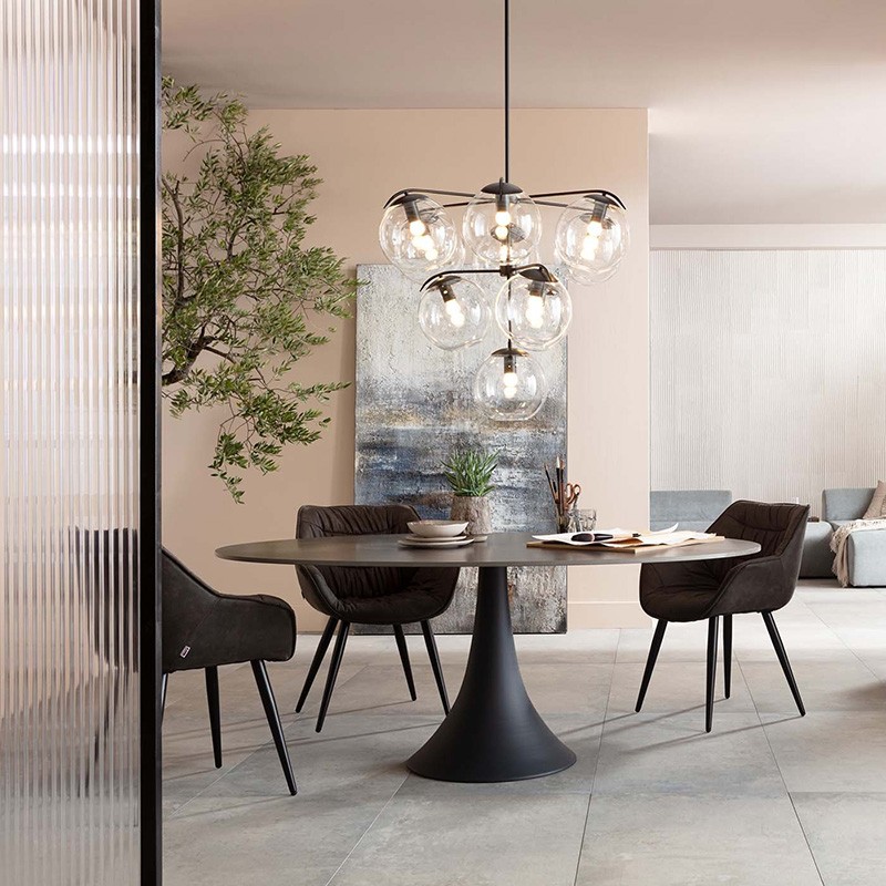 Table ovale GRANDE POSSIBILITA noir