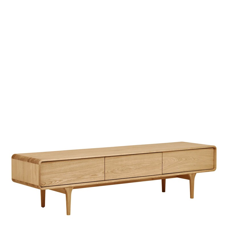 Meuble tv en chêne massif DARWIN