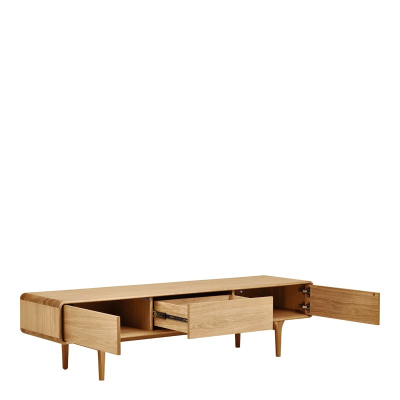 Meuble tv en chêne massif DARWIN