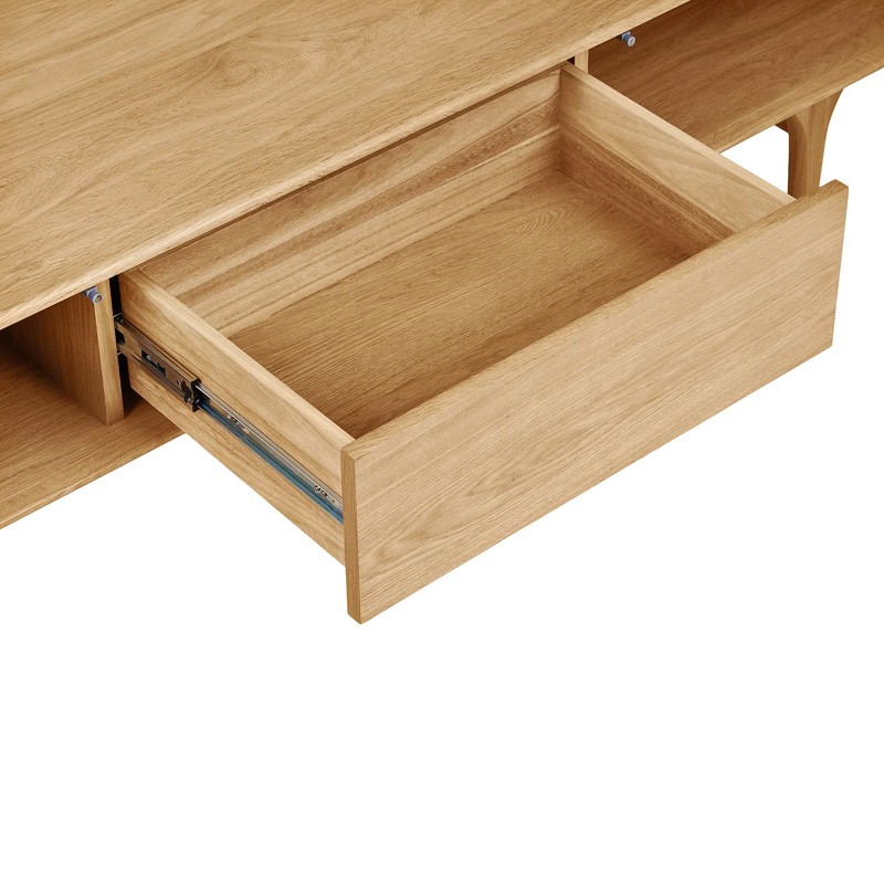 Meuble tv en chêne massif DARWIN