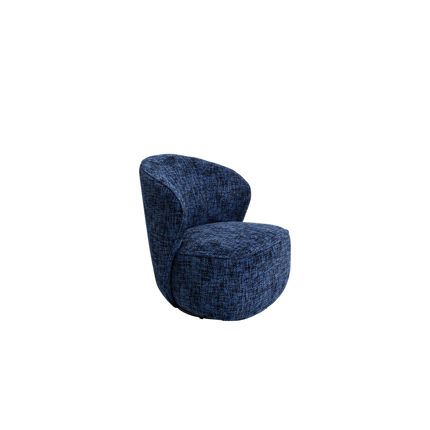 Fauteuil tissu pivotant ELLIE, 3 coloris