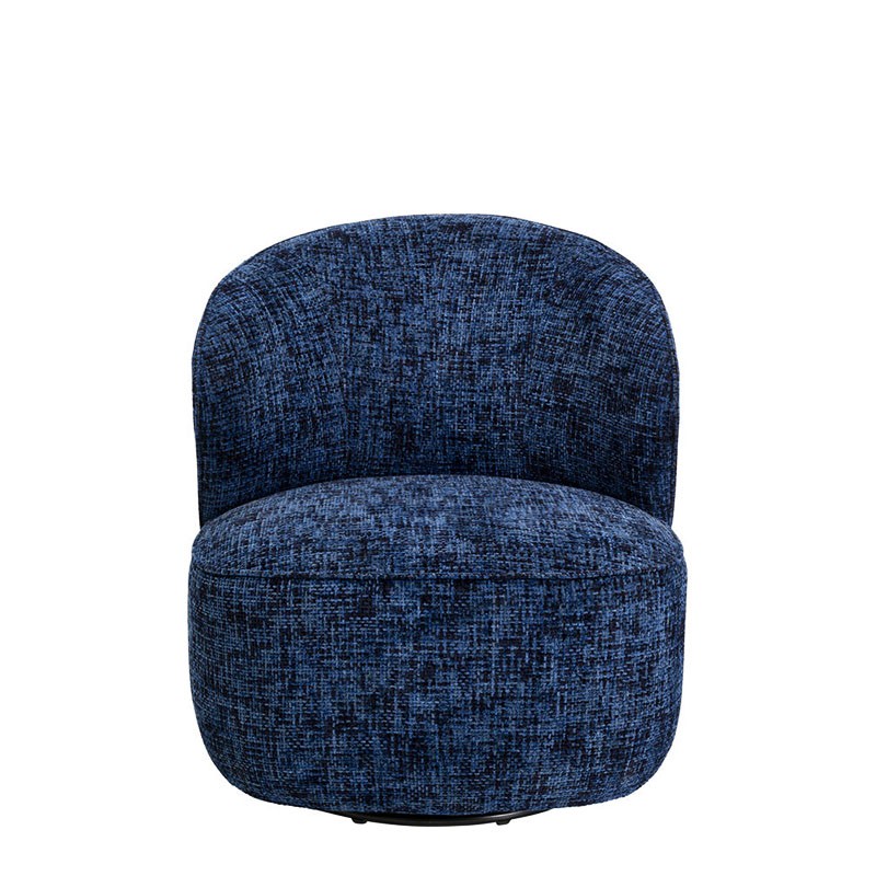 Fauteuil tissu pivotant ELLIE, 3 coloris
