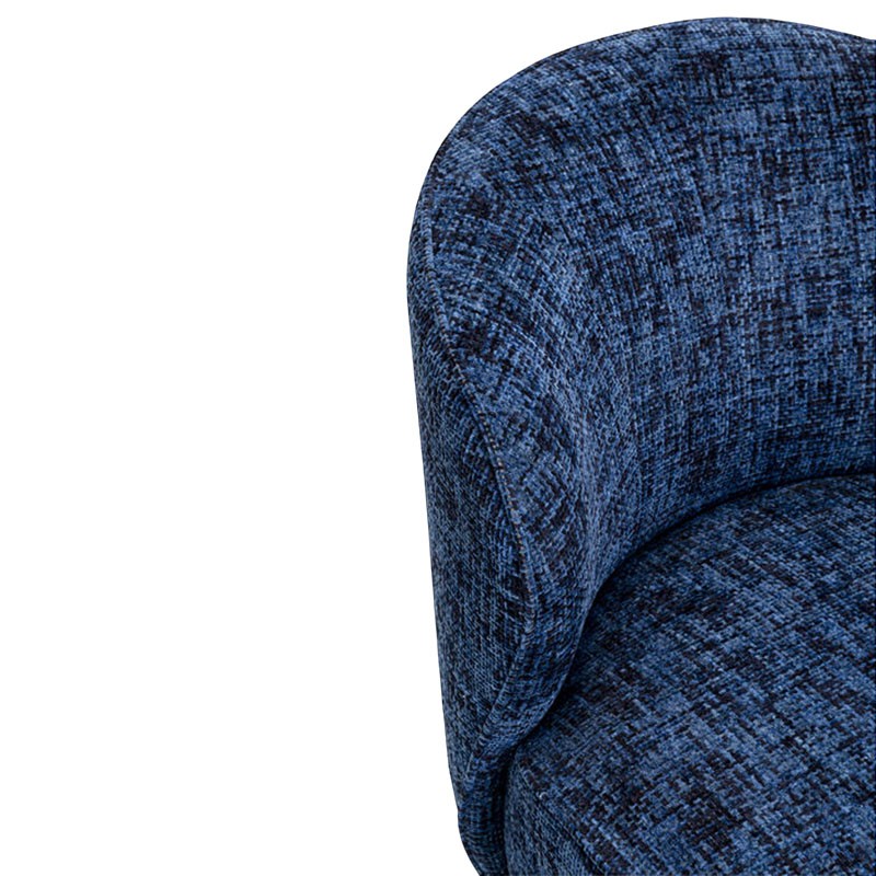 Fauteuil tissu pivotant ELLIE, 3 coloris