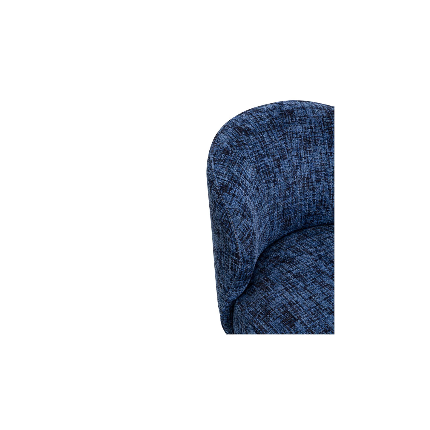 Fauteuil tissu pivotant ELLIE, 3 coloris