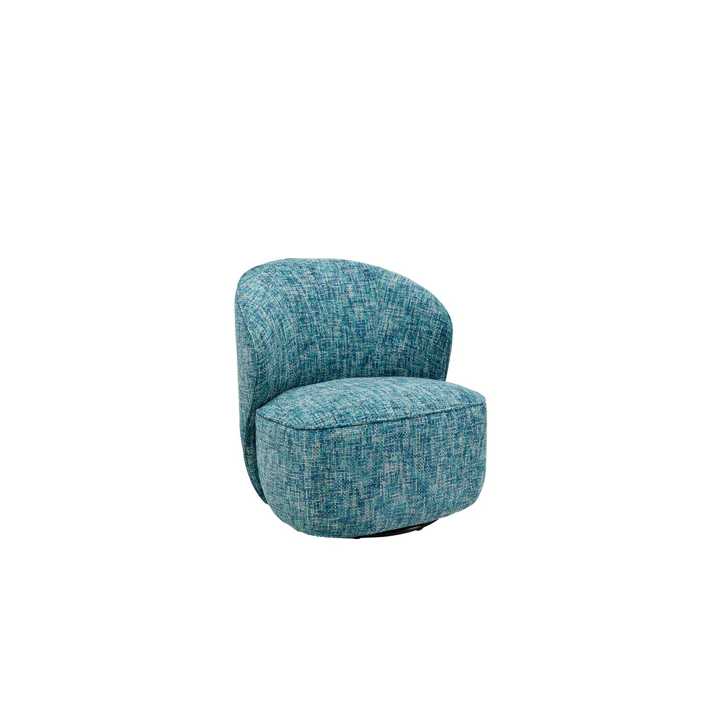 Fauteuil tissu pivotant ELLIE, 3 coloris
