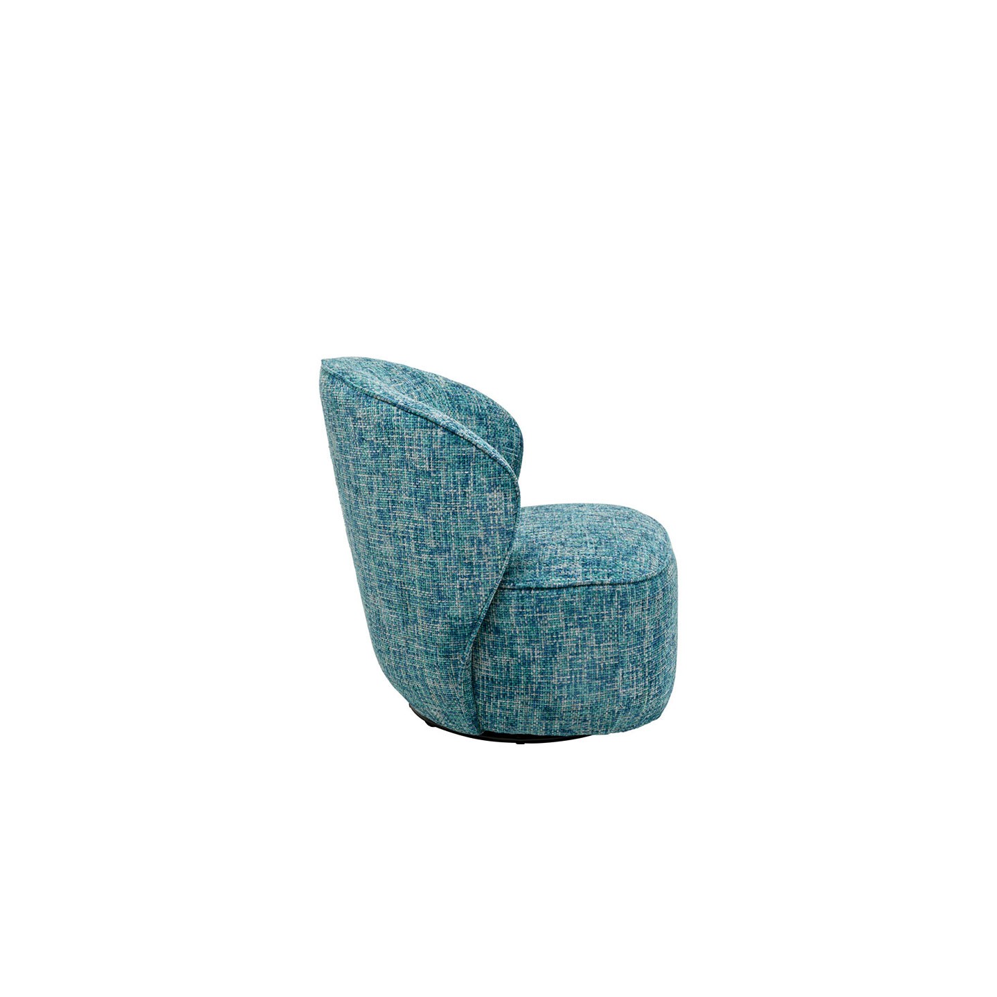 Fauteuil tissu pivotant ELLIE, 3 coloris