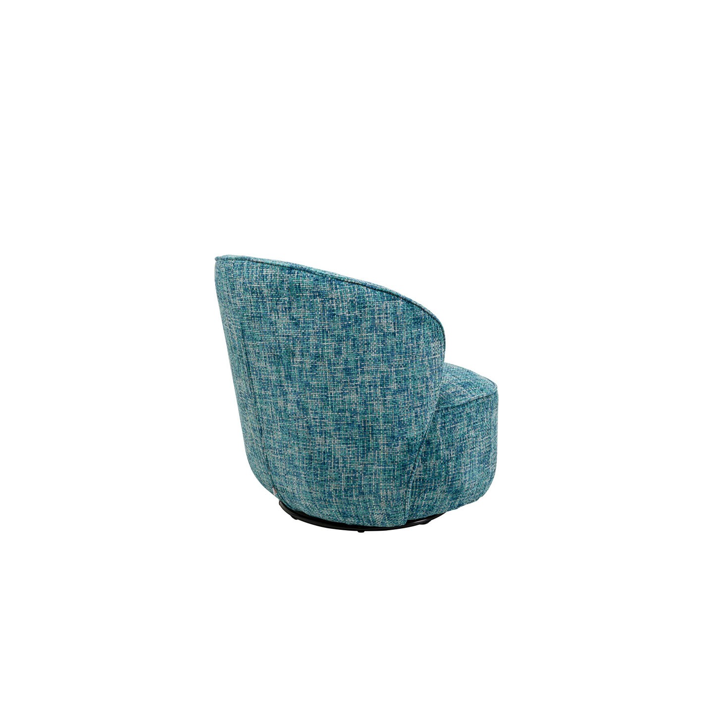 Fauteuil tissu pivotant ELLIE, 3 coloris