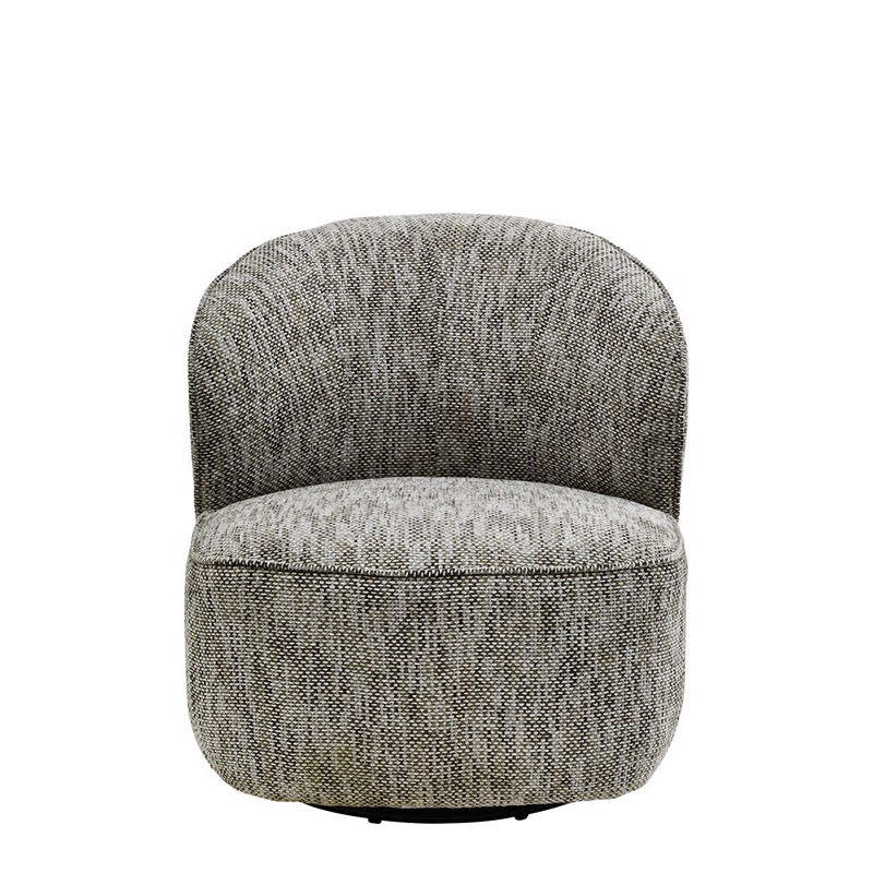 Fauteuil tissu pivotant ELLIE, 3 coloris