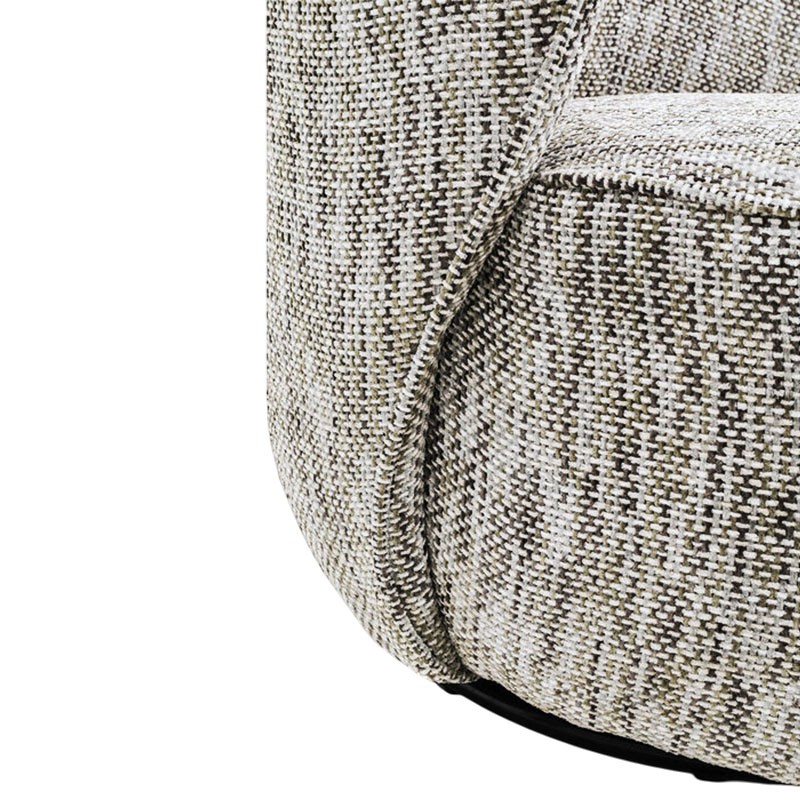 Fauteuil tissu pivotant ELLIE, 3 coloris