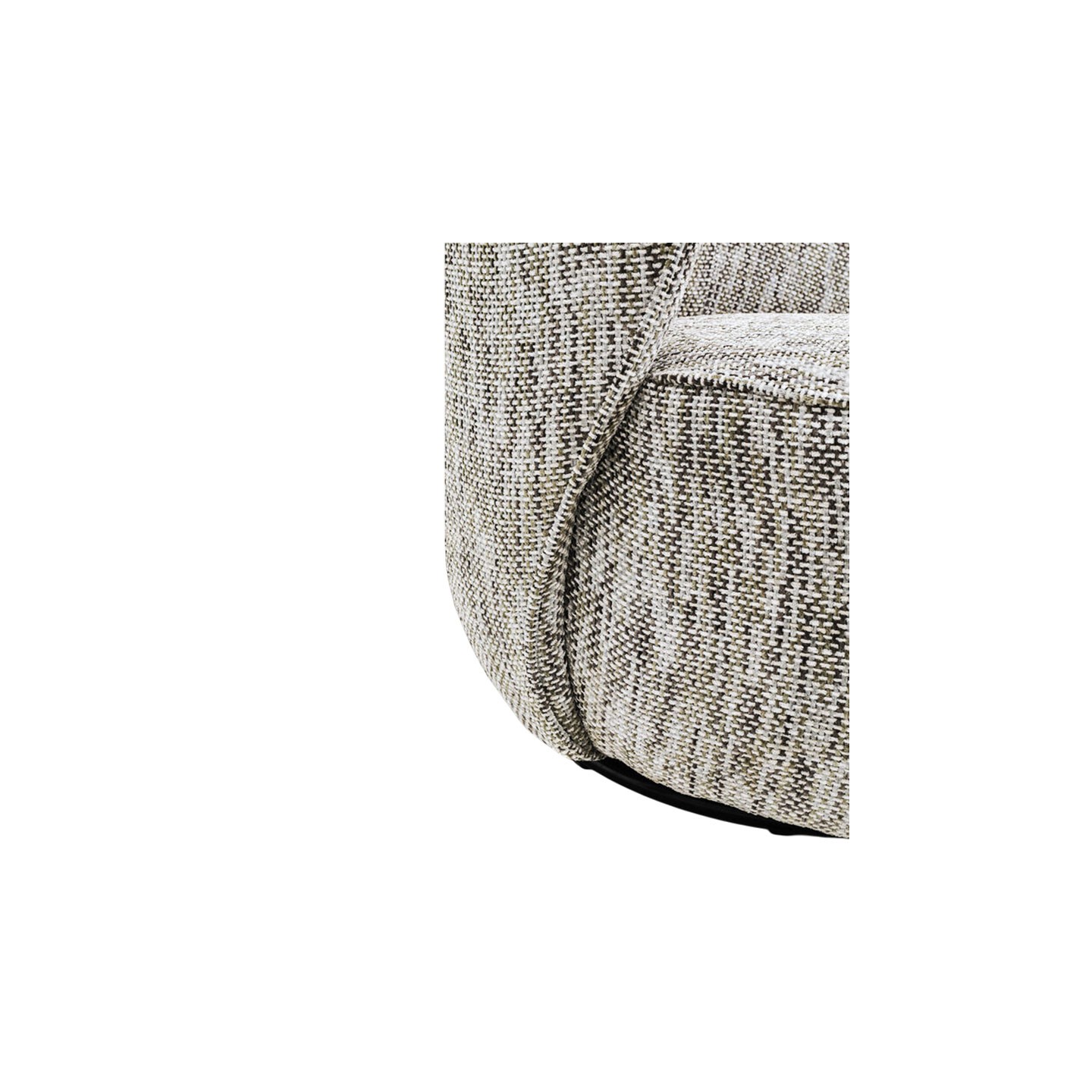 Fauteuil tissu pivotant ELLIE, 3 coloris