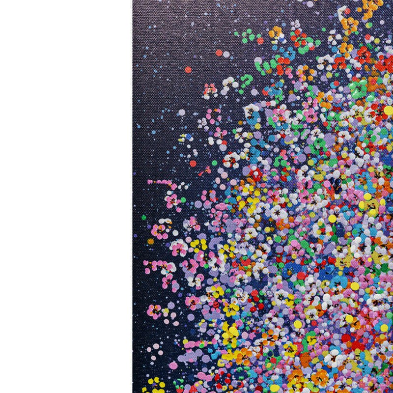 Toile éléphant FLYING ELEPHANT AT NIGHT