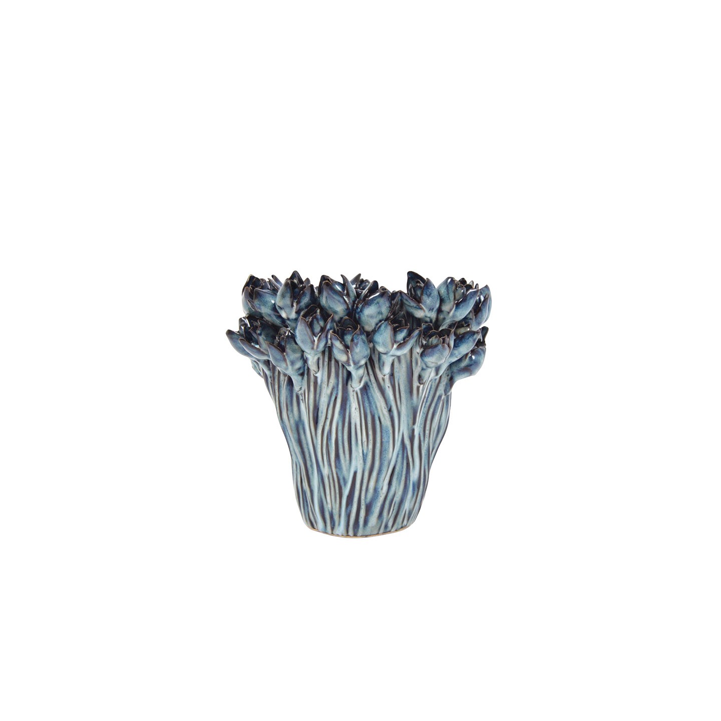 Vase céramique bleu DARWIN