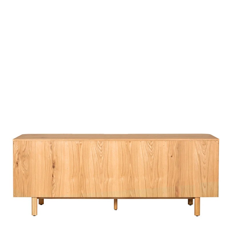 Bahut 4 portes SIROCCO en chêne naturel