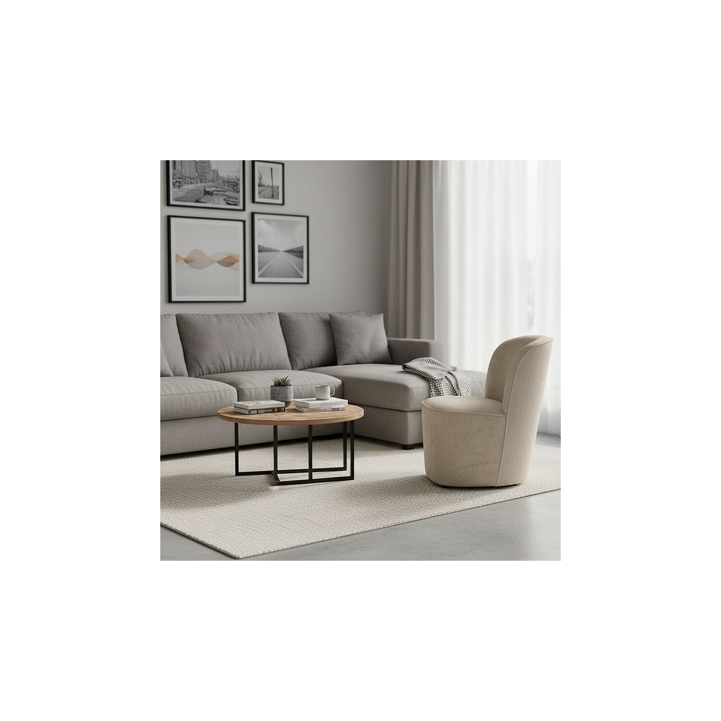 Petit fauteuil de salon JONA, 4 coloris