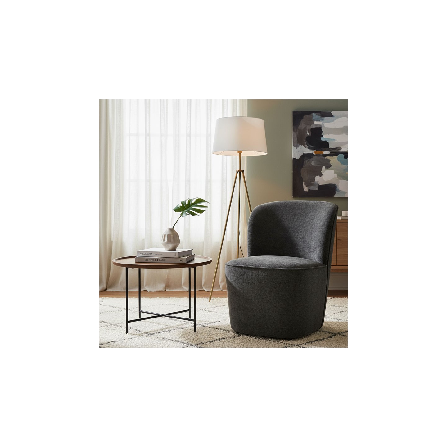 Petit fauteuil de salon JONA, 4 coloris
