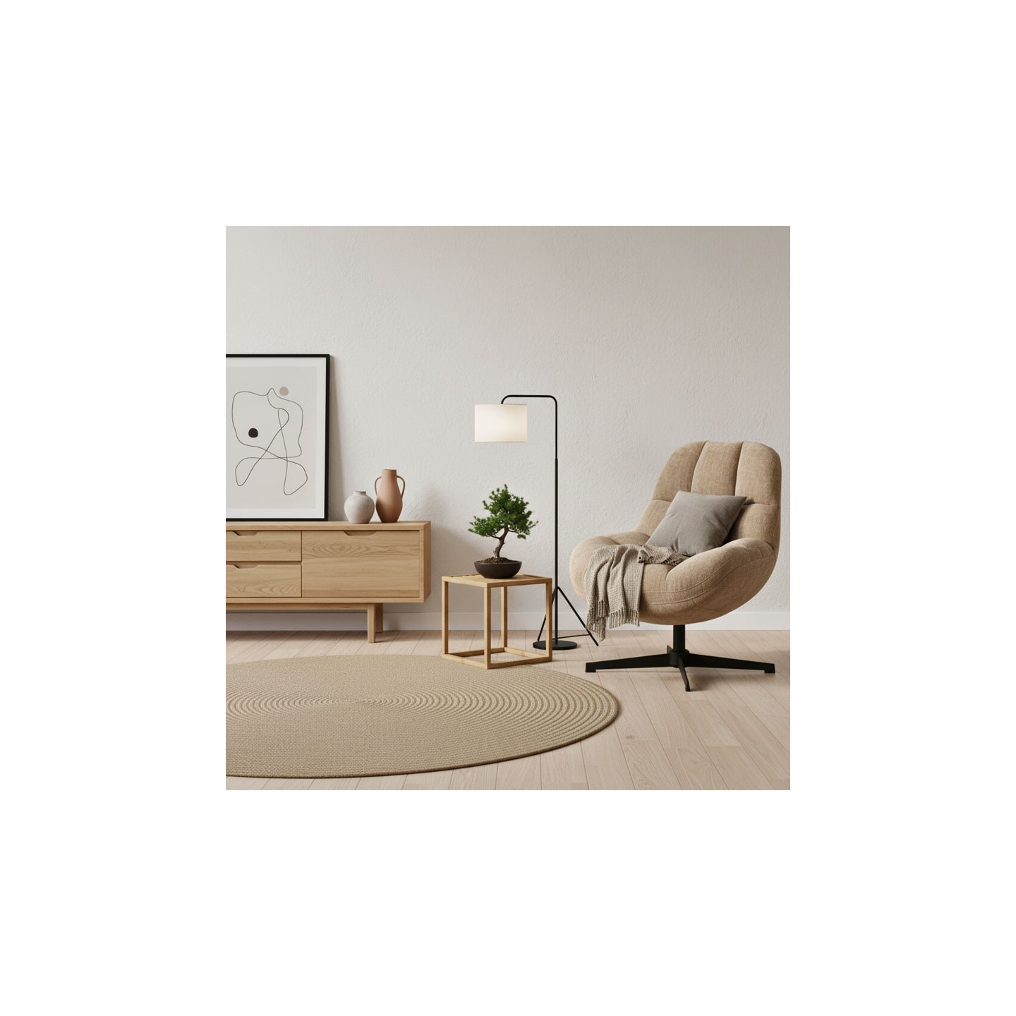 Fauteuil pivotant confortable MOLTO, 4 coloris