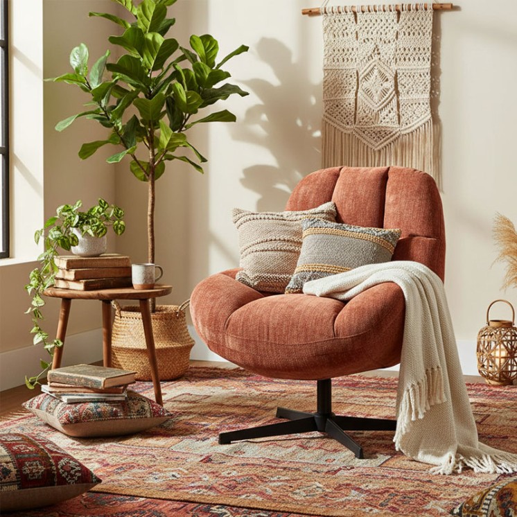 Fauteuil pivotant confortable MOLTO, 4 coloris