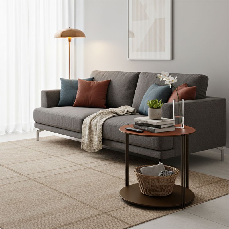 Bout de canapé design moderne VARIANCE, 4 coloris