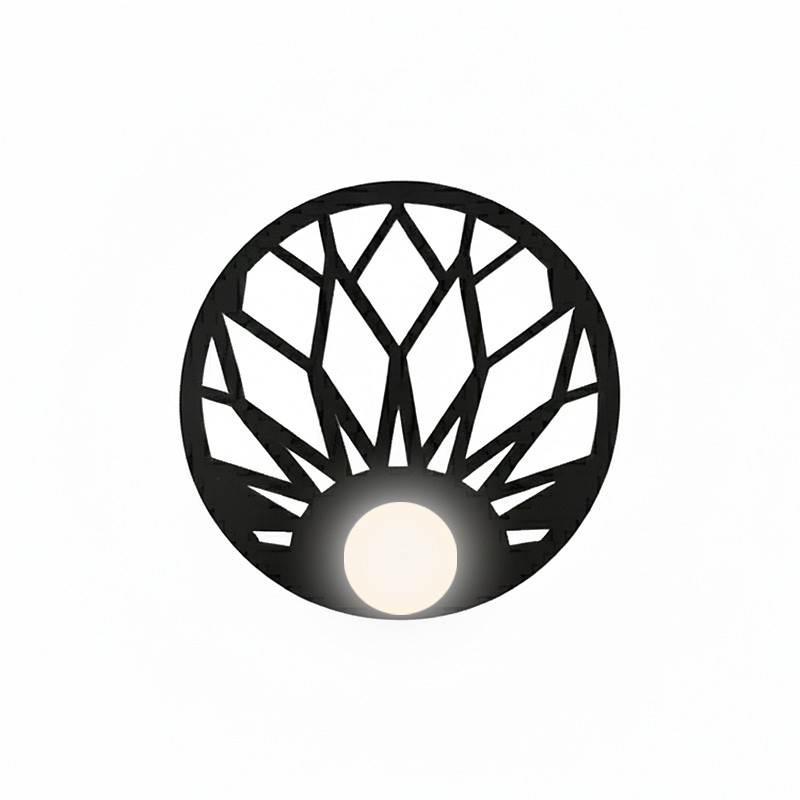 Applique murale moderne salon CATHEDRALE, 4 coloris EP-Lab