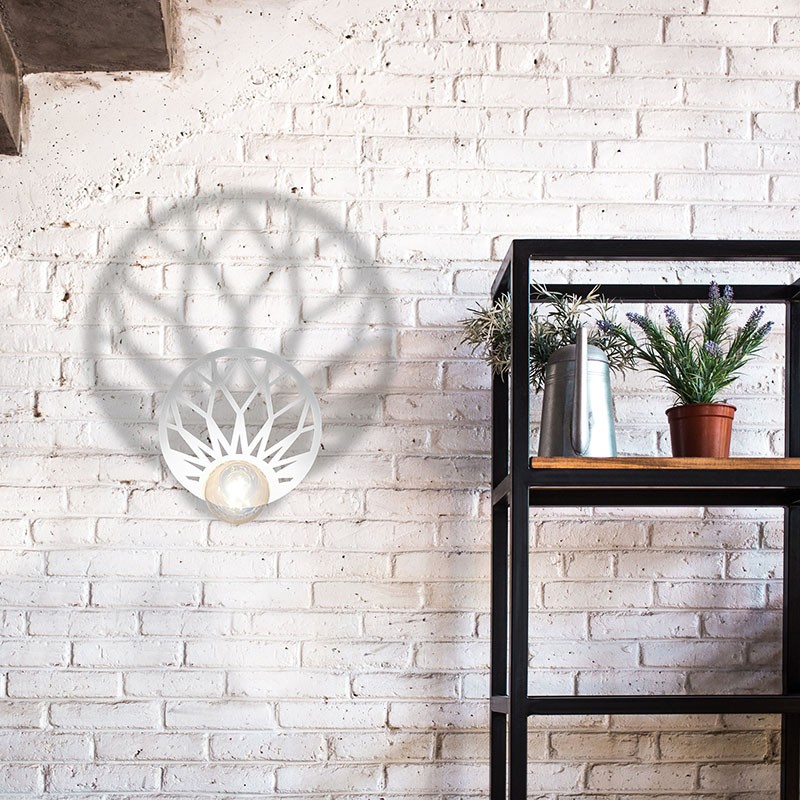 Applique murale moderne salon CATHEDRALE, 4 coloris EP-Lab