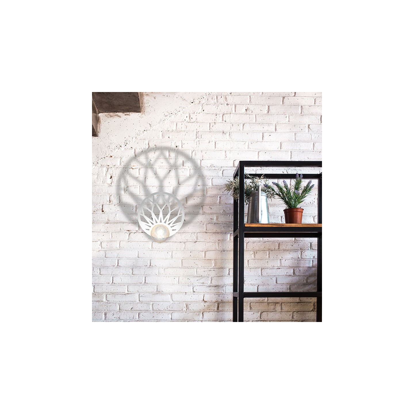 Applique murale moderne salon CATHEDRALE, 4 coloris EP-Lab