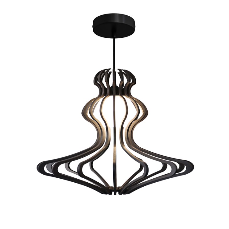 Suspension bois WOMAN BLACK S avec ou sans diffuseur Rif