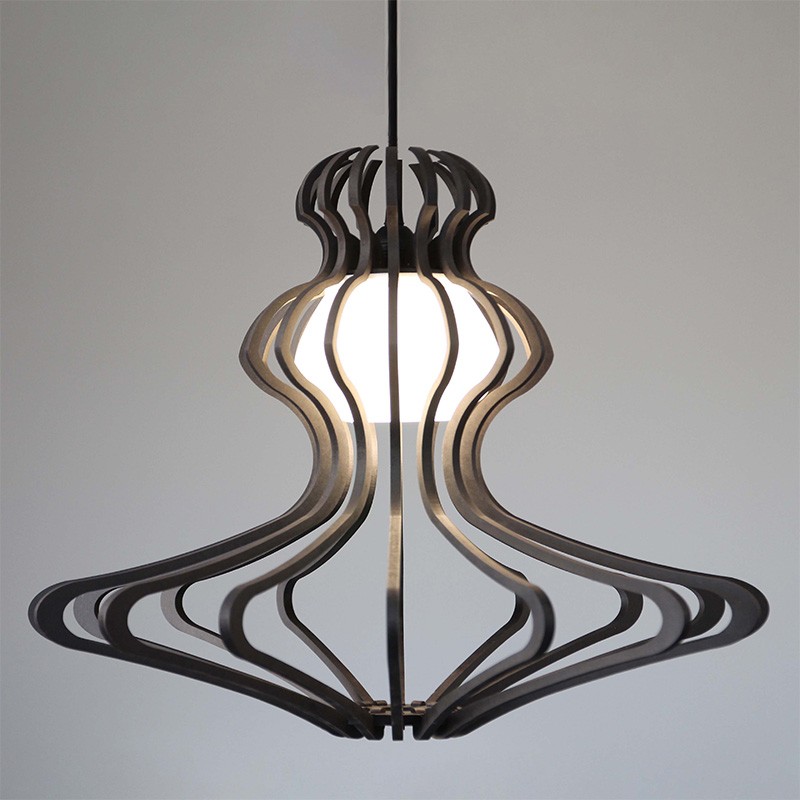 Suspension bois WOMAN BLACK S avec ou sans diffuseur Rif