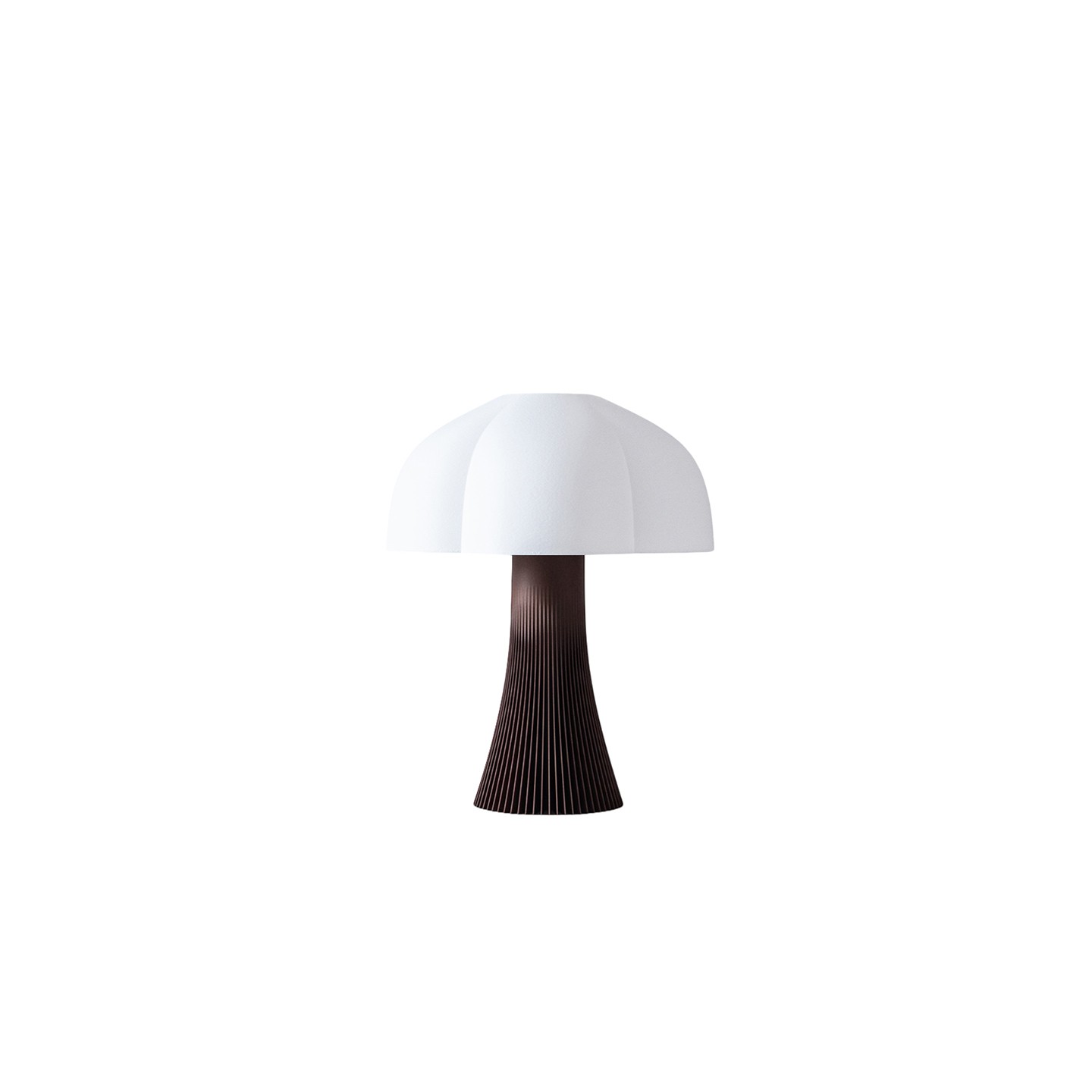 Lampe en forme de champignon ARBORESCENCE bois foncé, 4 tailles