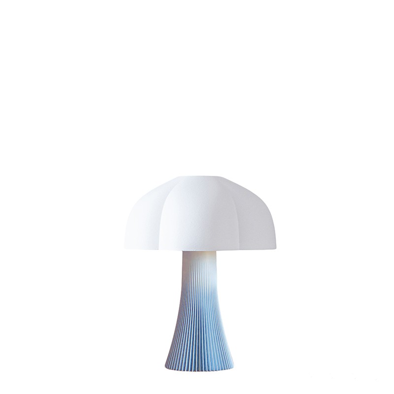 Lampe en forme de champignon ARBORESCENCE gris bleu, 4 tailles