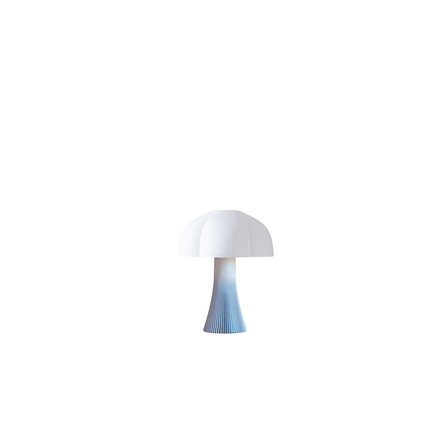 Lampe en forme de champignon ARBORESCENCE gris bleu, 4 tailles