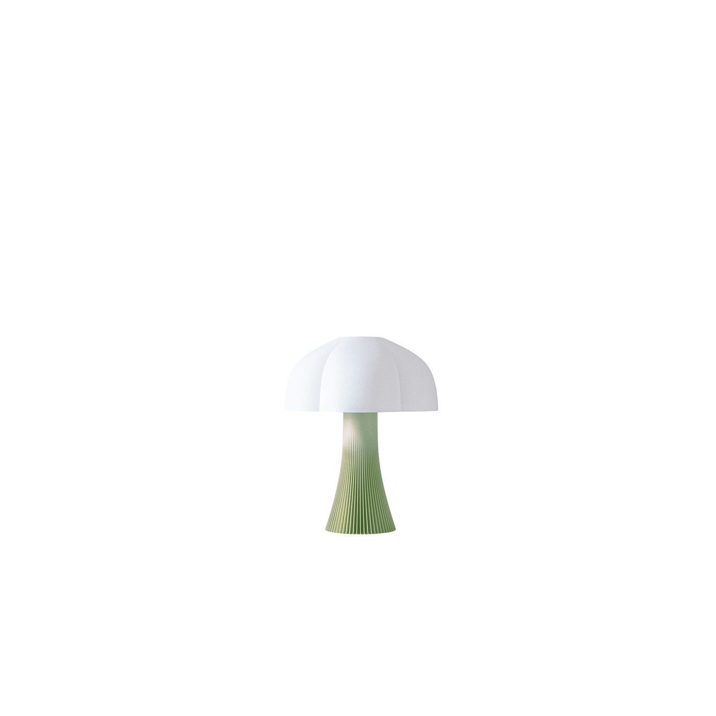 Lampe en forme de champignon ARBORESCENCE vert pastel, 4 tailles