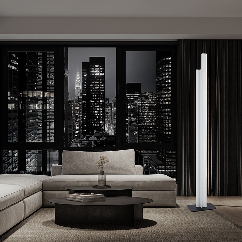 Lampadaire led design MANHATTAN, 4 coloris