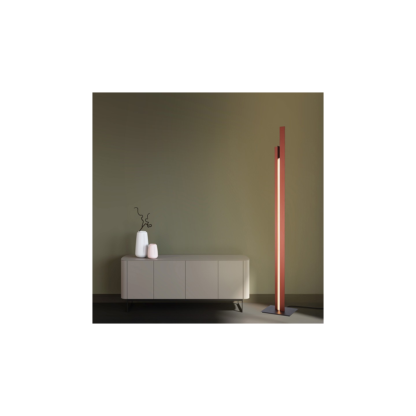 Lampadaire led design MANHATTAN, 4 coloris