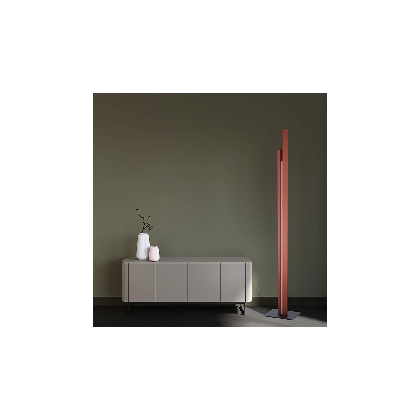 Lampadaire led design MANHATTAN, 4 coloris