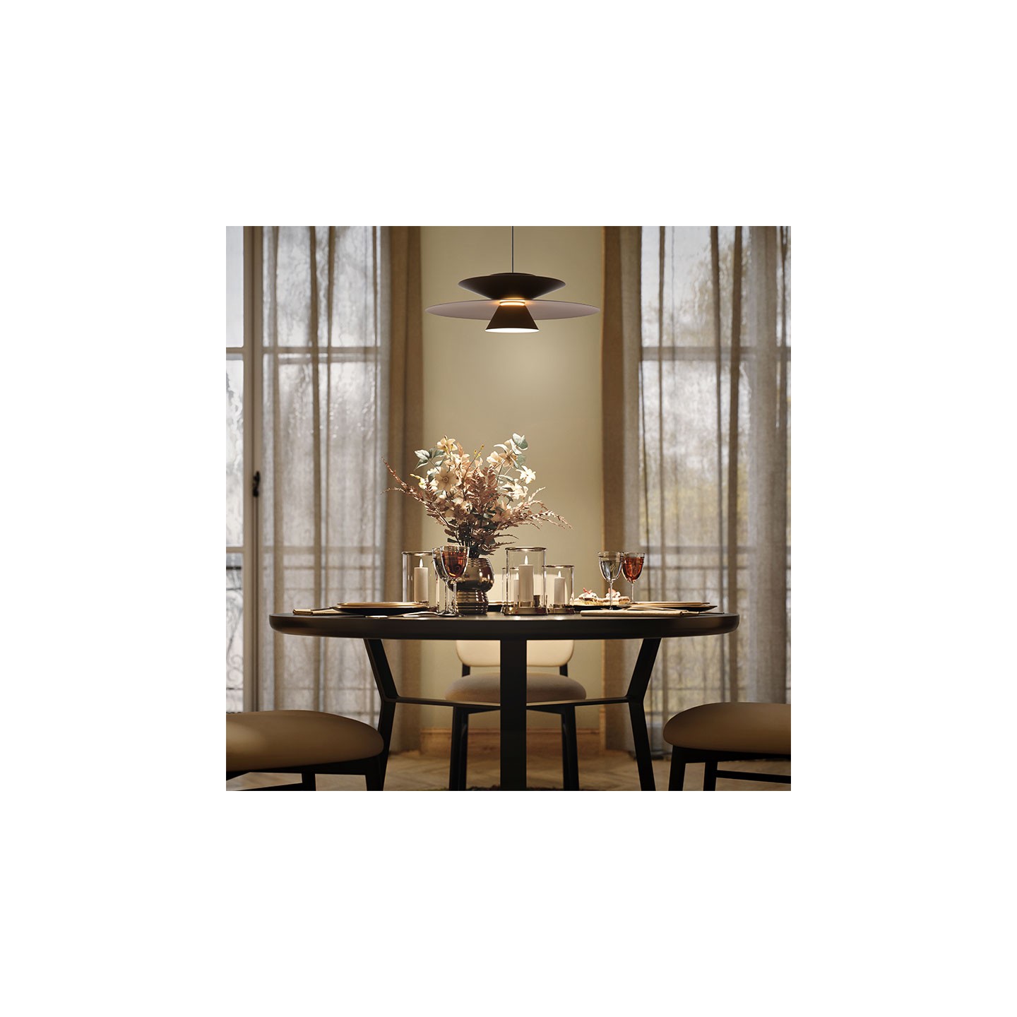 Suspension moderne salle à manger ESTRELLA, 4 coloris