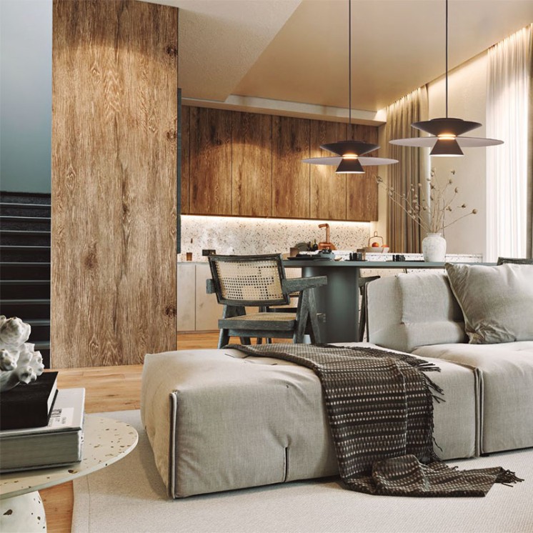 Suspension moderne salle à manger ESTRELLA, 4 coloris