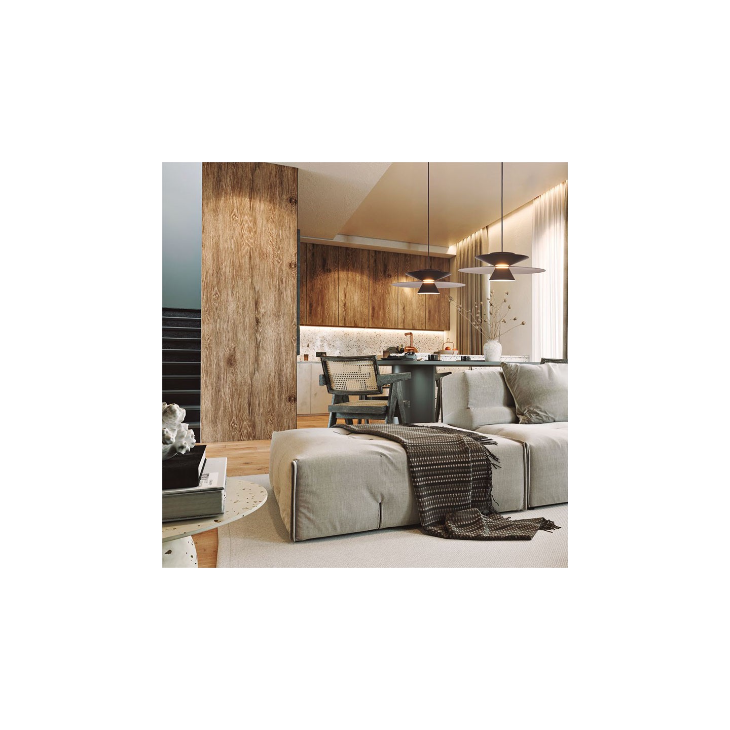 Suspension moderne salle à manger ESTRELLA, 4 coloris