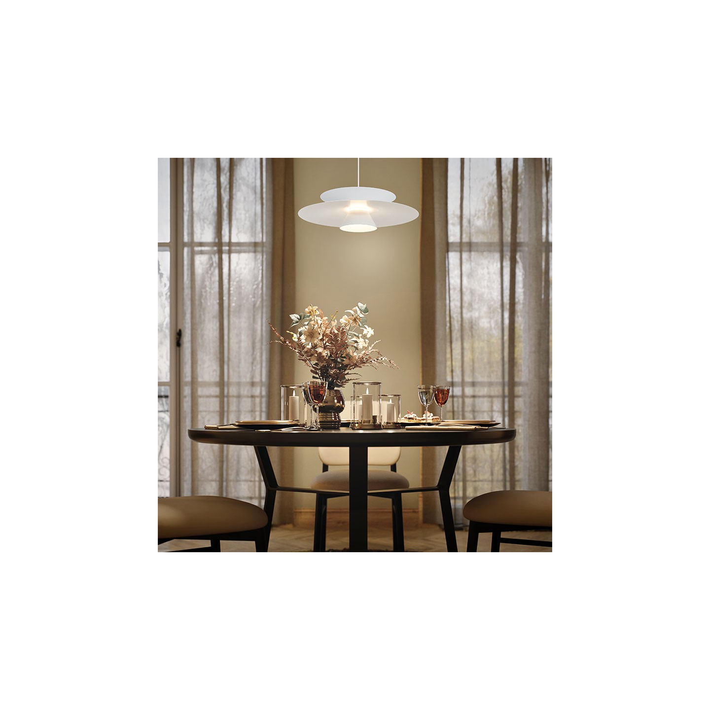 Suspension moderne salle à manger ESTRELLA, 4 coloris
