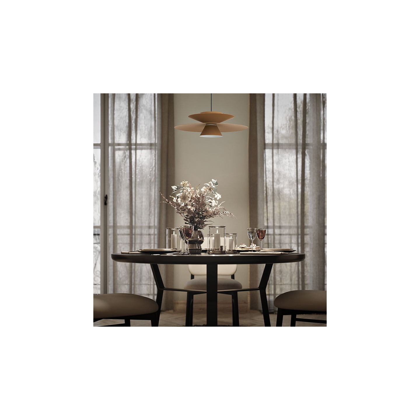 Suspension moderne salle à manger ESTRELLA, 4 coloris