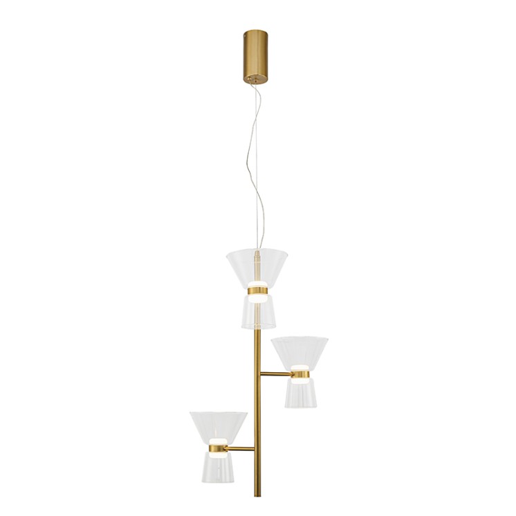 Suspension led design NEW YORK finition or