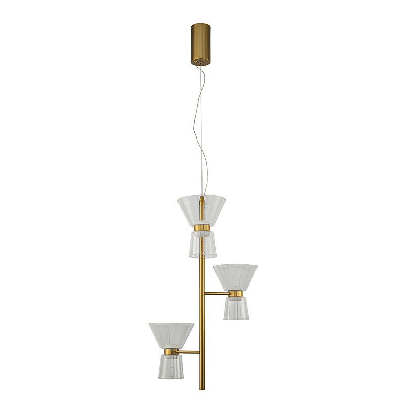 Suspension led design NEW YORK finition or