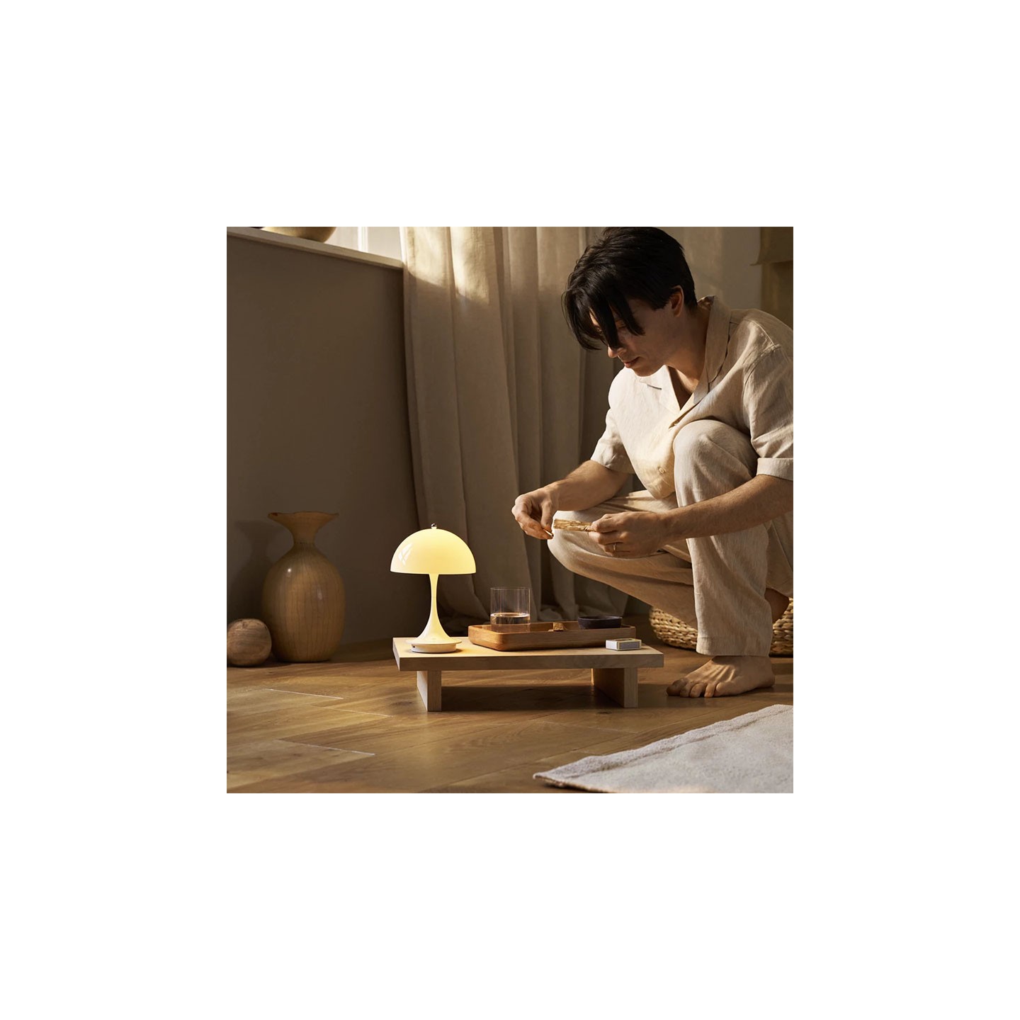 Lampe sans fil rechargeable design PANTHELLA 160 PORTABLE, 15 coloris Louis Poulsen