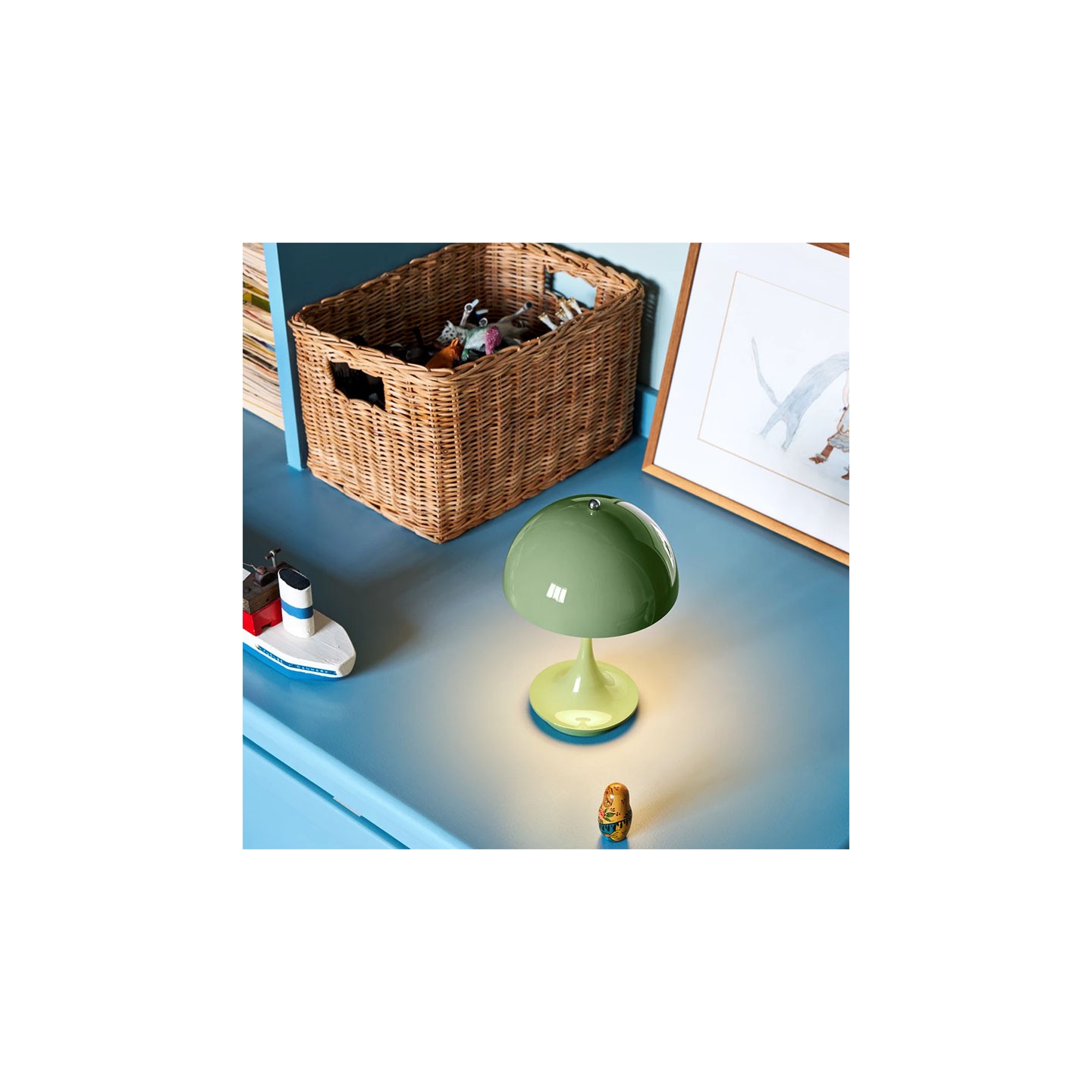 Lampe sans fil rechargeable design PANTHELLA 160 PORTABLE, 15 coloris Louis Poulsen