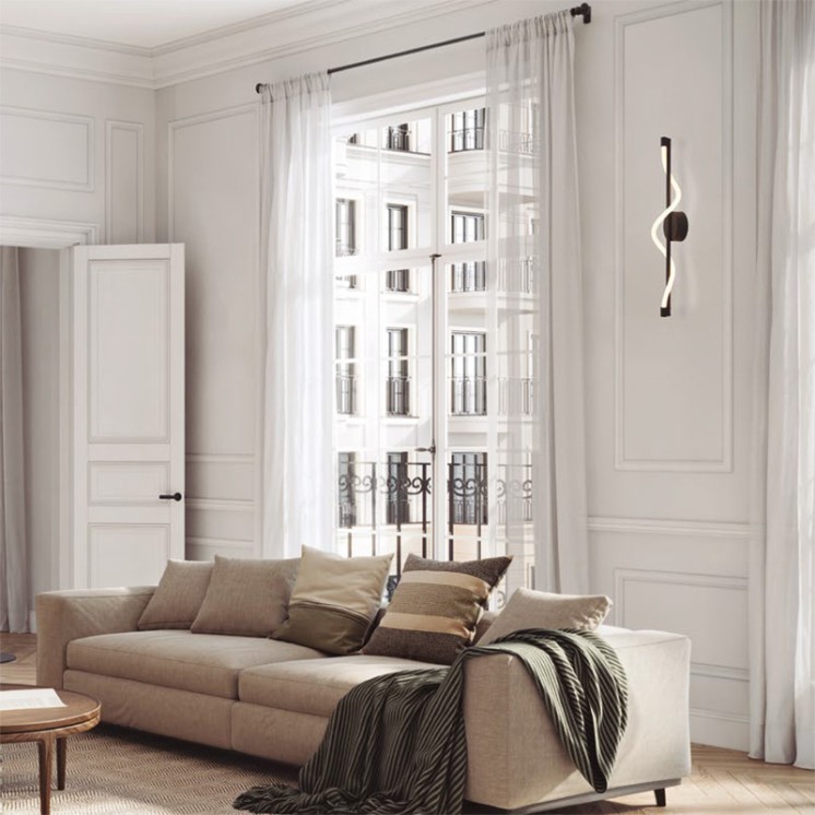 Applique originale FUGAZ noir ou or