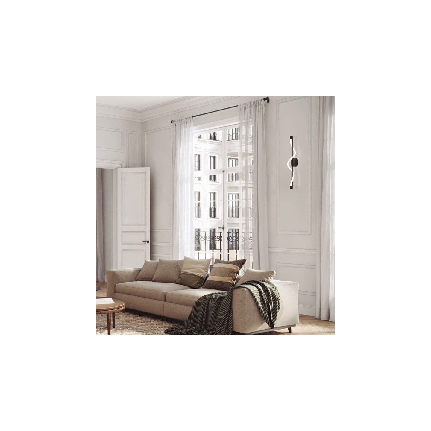 Applique originale FUGAZ noir ou or