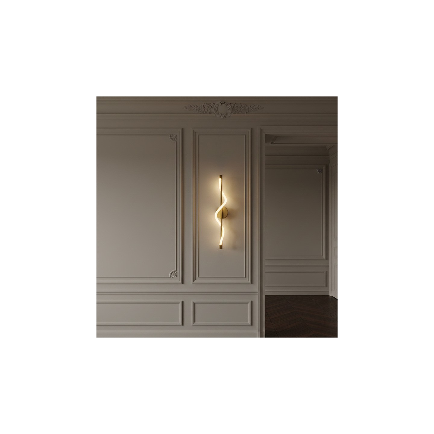 Applique originale FUGAZ noir ou or