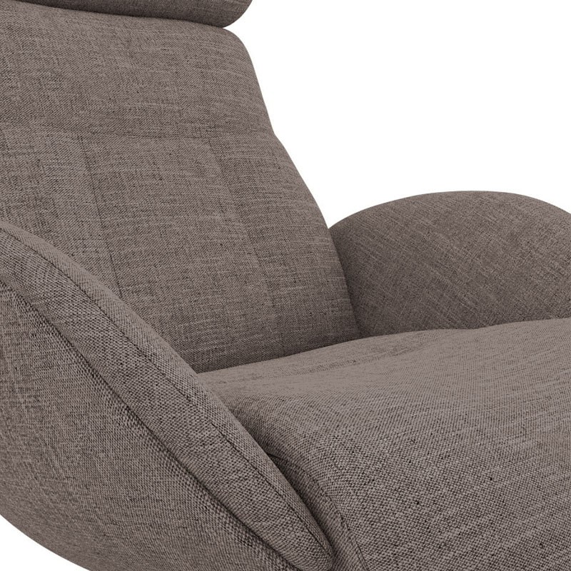 Fauteuil sur pied pivotant ELEGANCE tissu Lido, 6 coloris