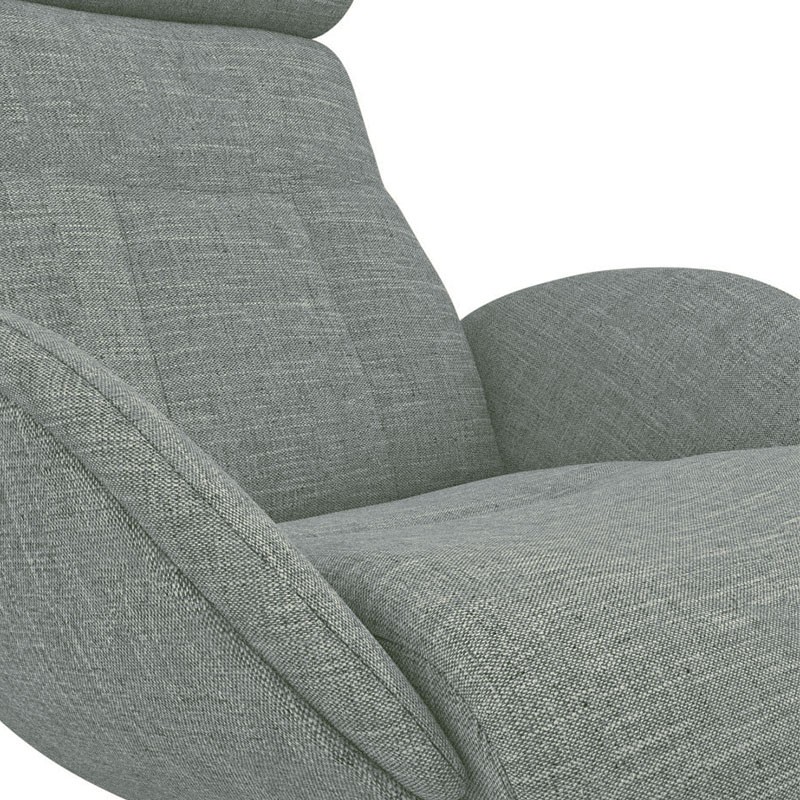 Fauteuil sur pied pivotant ELEGANCE tissu Lido, 6 coloris